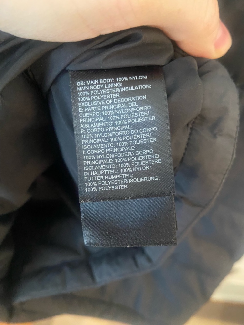 The North Face Harway Vest Black Quilted Snap Front Logo Mens - Picture 6 of 8